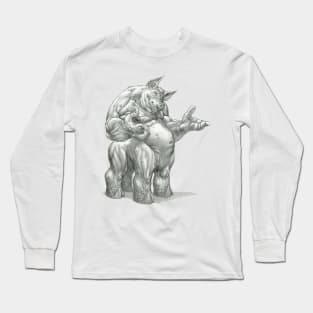 The Splithoof Centaurhog Long Sleeve T-Shirt